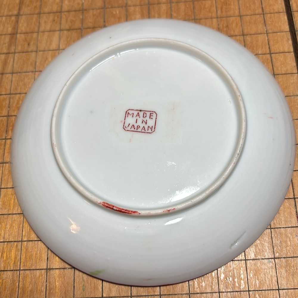 2 Geisha Saucers Geishaware Vintage Asian Decorative Plates 5.5”D Made in Japan - Picture 9 of 17
